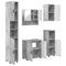 vidaXL Bathroom Furniture Set 5 pcs Concrete grey 61 x 35 x 64 cm