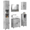vidaXL Bathroom Furniture Set 5 pcs Concrete grey 61 x 35 x 64 cm