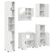 vidaXL Bathroom Furniture Set 5 pcs High gloss white 61 x 35 x 64 cm