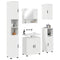 vidaXL Bathroom Furniture Set 5 pcs High gloss white 61 x 35 x 64 cm