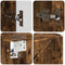 vidaXL Bathroom Furniture Set 5 pcs Smoked oak 61 x 35 x 64 cm
