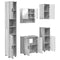 vidaXL Bathroom Furniture Set 5 pcs Grey sonoma 61 x 35 x 64 cm