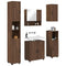 vidaXL Bathroom Furniture Set 5 pcs Brown oak 61 x 35 x 64 cm