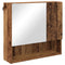 vidaXL Bathroom Furniture Set with Door 5 pcs Old wood 61 x 35 x 64 cm