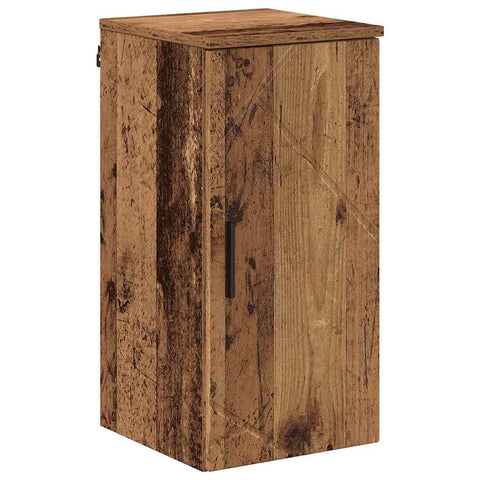 vidaXL Bathroom Furniture Set with Door 5 pcs Old wood 61 x 35 x 64 cm