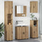 vidaXL Bathroom Furniture Set 5 pcs Artisan oak 61 x 35 x 64 cm