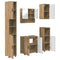 vidaXL Bathroom Furniture Set 5 pcs Artisan oak 61 x 35 x 64 cm