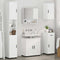 vidaXL Bathroom Furniture Set with Drawer 5 pcs White 61 x 35 x 64 cm
