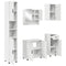 vidaXL Bathroom Furniture Set with Drawer 5 pcs White 61 x 35 x 64 cm