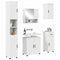 vidaXL Bathroom Furniture Set with Drawer 5 pcs White 61 x 35 x 64 cm