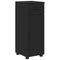 vidaXL Bathroom Furniture Set with Drawer 5 pcs Black 61 x 35 x 64 cm