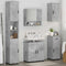 vidaXL Bathroom Furniture Set 5 pcs Concrete grey 61 x 35 x 64 cm