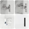 vidaXL Bathroom Furniture Set 5 pcs High gloss white 61 x 35 x 64 cm