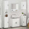 vidaXL Bathroom Furniture Set 5 pcs High gloss white 61 x 35 x 64 cm