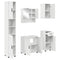 vidaXL Bathroom Furniture Set 5 pcs High gloss white 61 x 35 x 64 cm