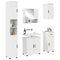 vidaXL Bathroom Furniture Set 5 pcs High gloss white 61 x 35 x 64 cm
