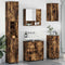 vidaXL Bathroom Furniture Set 5 pcs Smoked oak 61 x 35 x 64 cm