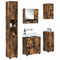 vidaXL Bathroom Furniture Set 5 pcs Smoked oak 61 x 35 x 64 cm