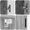 vidaXL Bathroom Furniture Set 5 pcs Grey sonoma 61 x 35 x 64 cm