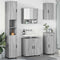 vidaXL Bathroom Furniture Set 5 pcs Grey sonoma 61 x 35 x 64 cm