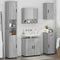 vidaXL Bathroom Furniture Set 5 pcs Grey sonoma 61 x 35 x 64 cm
