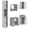 vidaXL Bathroom Furniture Set 5 pcs Grey sonoma 61 x 35 x 64 cm