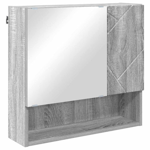 vidaXL Bathroom Furniture Set 5 pcs Grey sonoma 61 x 35 x 64 cm