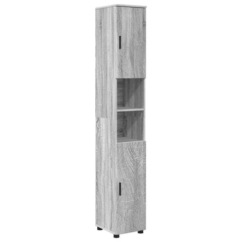 vidaXL Bathroom Furniture Set 5 pcs Grey sonoma 61 x 35 x 64 cm