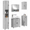 vidaXL Bathroom Furniture Set 5 pcs Grey sonoma 61 x 35 x 64 cm