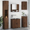 vidaXL Bathroom Furniture Set 5 pcs Brown oak 61 x 35 x 64 cm