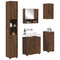 vidaXL Bathroom Furniture Set 5 pcs Brown oak 61 x 35 x 64 cm