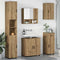 vidaXL Bathroom Furniture Set 5 pcs Artisan oak 61 x 35 x 64 cm