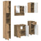 vidaXL Bathroom Furniture Set 5 pcs Artisan oak 61 x 35 x 64 cm