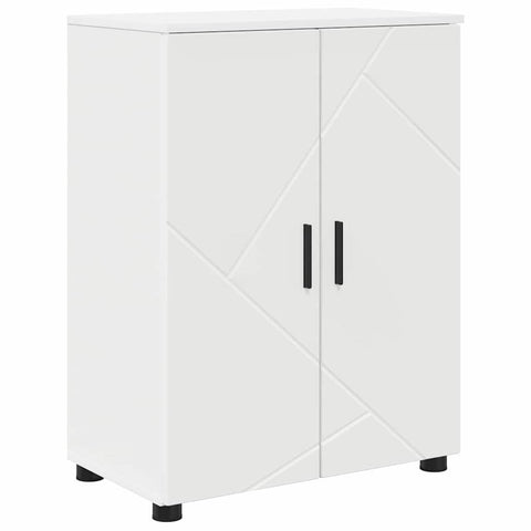 vidaXL Bathroom Furniture Set Wall-mounted 4 pcs White 61 x 35 x 64 cm