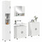 vidaXL Bathroom Furniture Set Wall-mounted 4 pcs White 61 x 35 x 64 cm