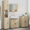 vidaXL Bathroom Furniture Set 4 pcs Sonoma oak 61 x 35 x 64 cm