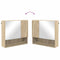 vidaXL Bathroom Furniture Set 4 pcs Sonoma oak 61 x 35 x 64 cm