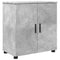 vidaXL Bathroom Furniture Set 4 pcs Concrete grey 61 x 35 x 64 cm