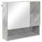 vidaXL Bathroom Furniture Set 4 pcs Concrete grey 61 x 35 x 64 cm
