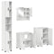 vidaXL Bathroom Furniture Set 4 pcs High gloss white 61 x 35 x 64 cm