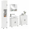 vidaXL Bathroom Furniture Set 4 pcs High gloss white 61 x 35 x 64 cm