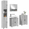 vidaXL Bathroom Furniture Set 4 pcs Grey sonoma 61 x 35 x 64 cm