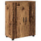 vidaXL Bathroom Furniture Set with Door 4 pcs Old wood 61 x 35 x 64 cm