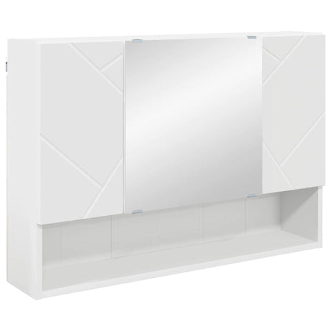 vidaXL Bathroom Furniture Set with Shelf 2 pcs White 76.5 x 35 x 64 cm
