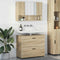 vidaXL Bathroom Furniture Set 2 pcs Sonoma oak 76.5 x 35 x 64 cm
