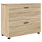 vidaXL Bathroom Furniture Set 2 pcs Sonoma oak 76.5 x 35 x 64 cm