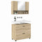 vidaXL Bathroom Furniture Set 2 pcs Sonoma oak 76.5 x 35 x 64 cm