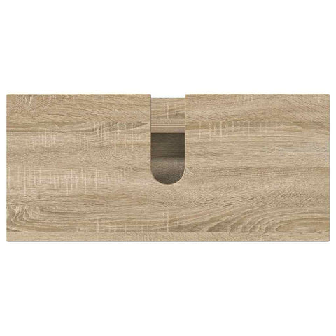 vidaXL Bathroom Furniture Set 2 pcs Sonoma oak 76.5 x 35 x 64 cm