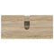 vidaXL Bathroom Furniture Set 2 pcs Sonoma oak 76.5 x 35 x 64 cm