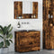 vidaXL Bathroom Furniture Set 2 pcs Smoked oak 76.5 x 35 x 64 cm